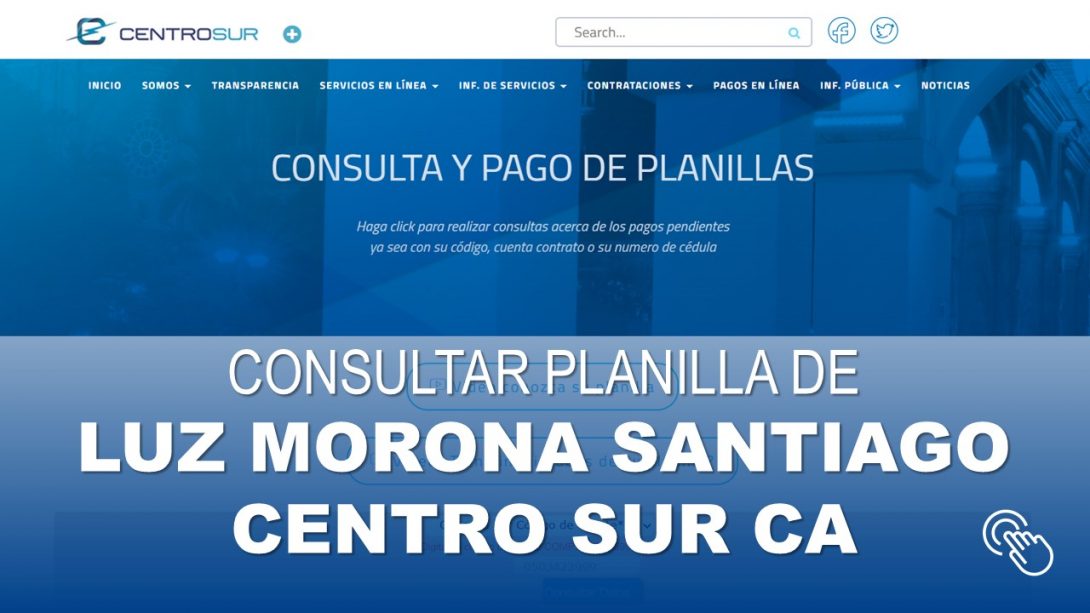 Consultar planilla de luz centro sur Actualizado agosto 2022